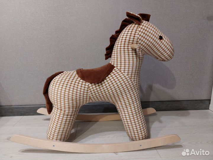 Лошадка качалка деревянная