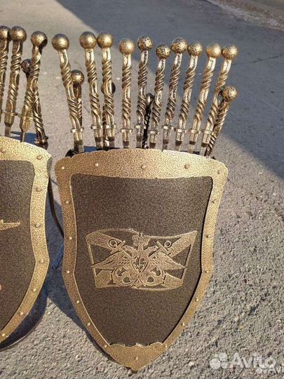 Вдв подставка для шампуров вмф