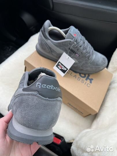 Reebok classic grey замшевые р.41,42