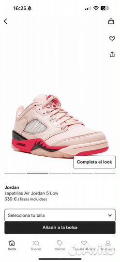 Jordan 5 Low wmns Arctic Pink