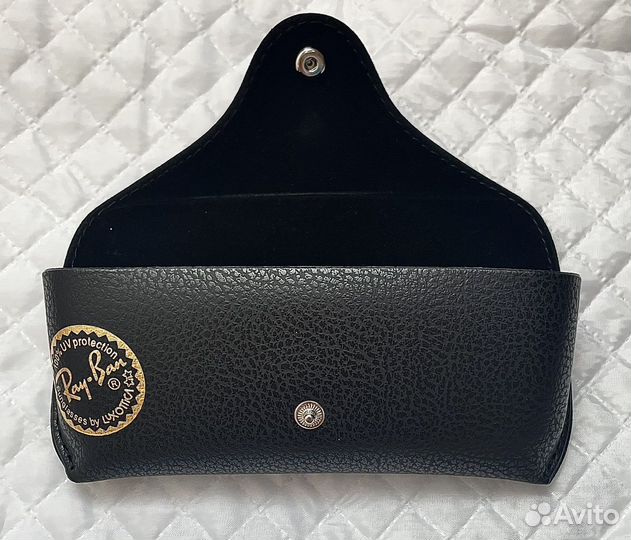 Солнцезащитные очки Ray Ban aviator чёрные стекло