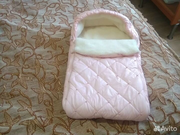 Конверт на выписку для девочки зима