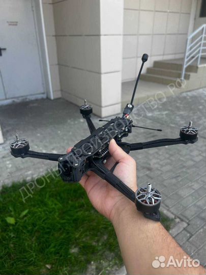 Дрoн FPV Piranha 7 и 10 дюймoв