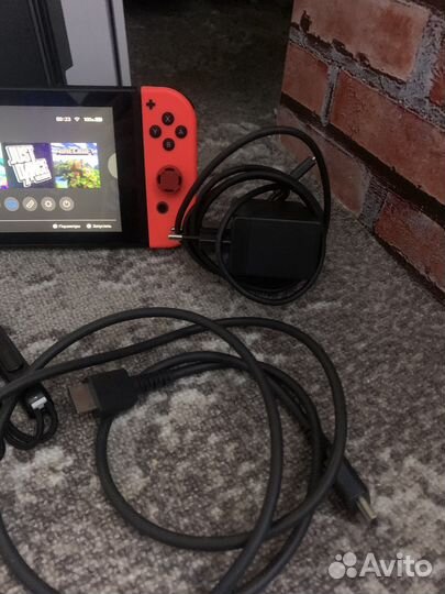Nintendo Switch v.1 чип 128gb + проз. чехол