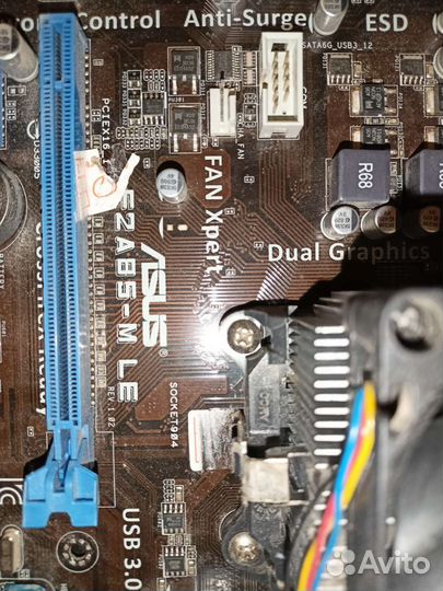 Сборка на материнская плата asus F2A85-M LE