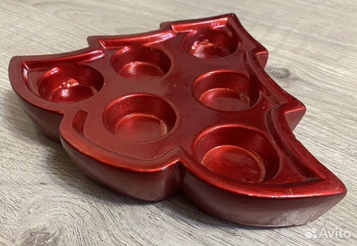 Подсвечник ёлочка керамический