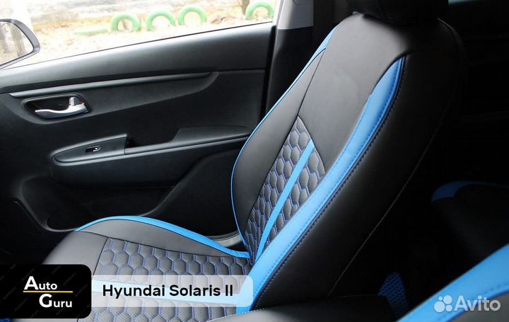 Чехлы на Hyundai Solaris 2