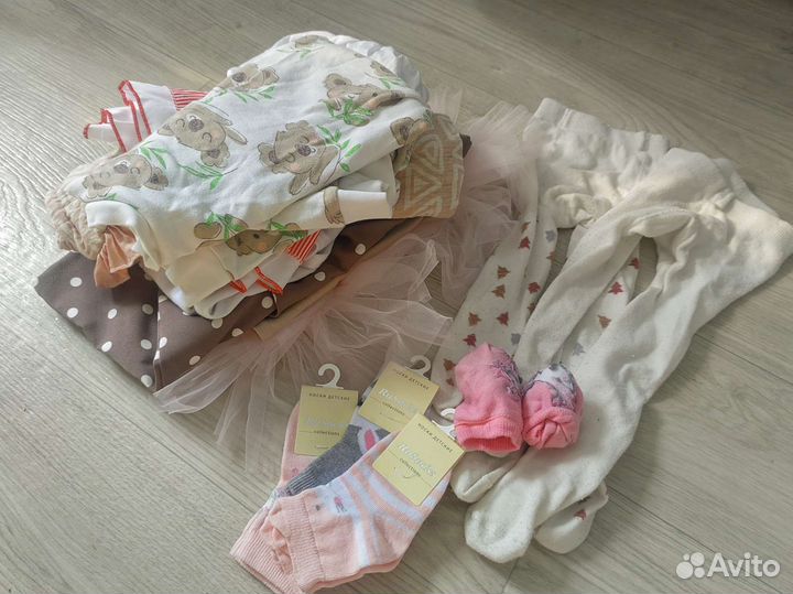 Пакет одежды для девочки 74 размер