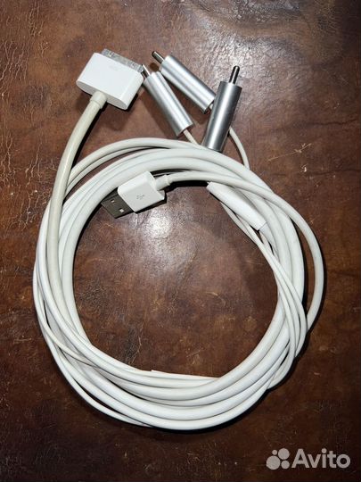 Кабель apple 30 pin AV
