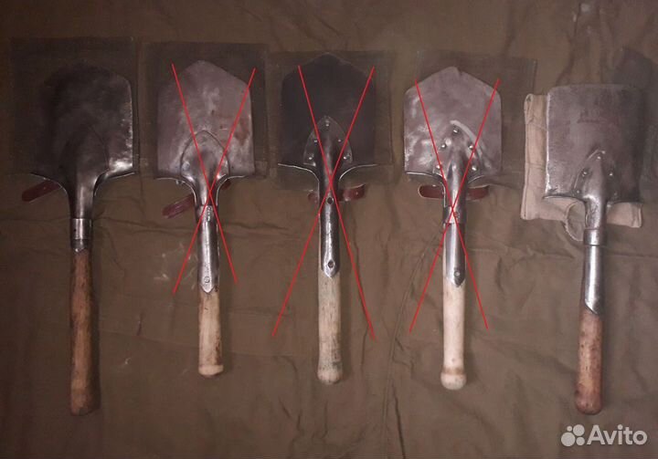 Малая пехотная лопатка с чехлом