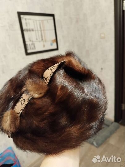 Берет норковый