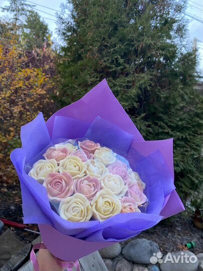 Цветы из бельгийского шоколада