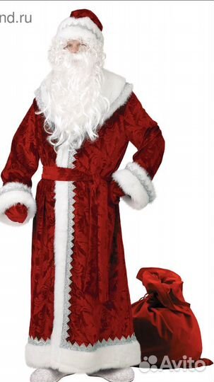 Костюм Деда Мороза и Санты напрокат (взрослые)