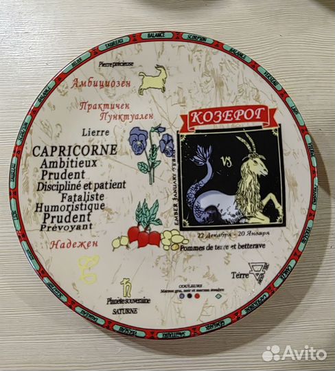 Коллекционные тарелки Знак Зодиака