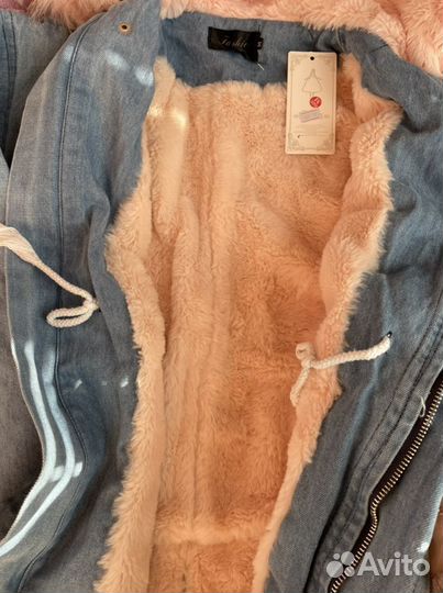 Куртка-парка теплая новая