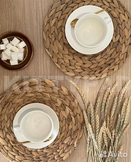 Салфетки сервировочные из гиацинта