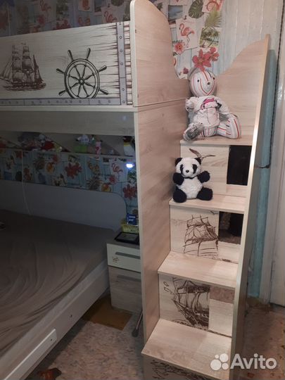 Детская кровать чердак