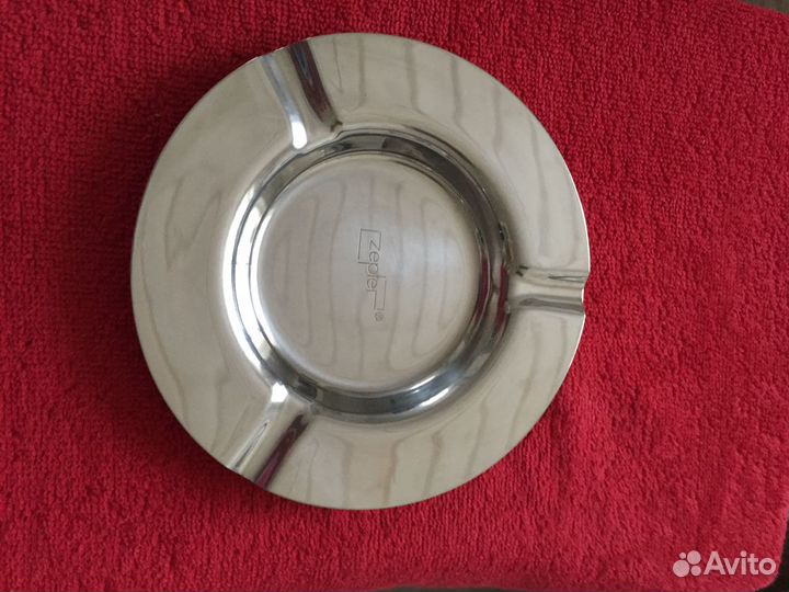 Цептер. Блюдо+блюдо, пепельница,нож+вилка новые