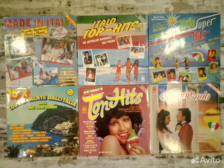 Виниловые пластинки italo super hits