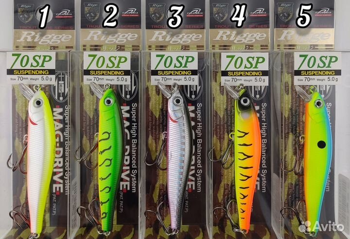 Воблер ZipBaits Rigge 70SP