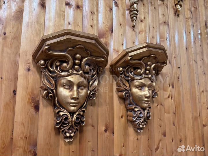 Консоль. Полка. Барокко. Антикварная мебель