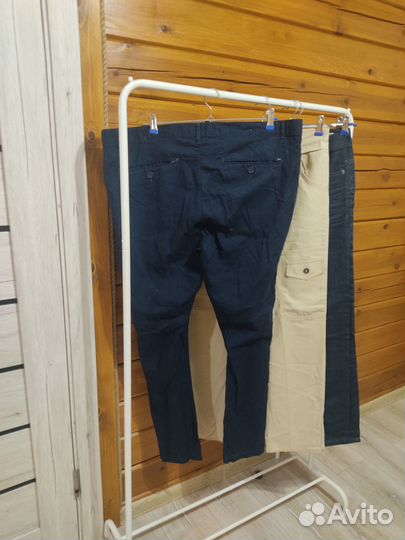 Штаны мужские летние тонкие лен 56р