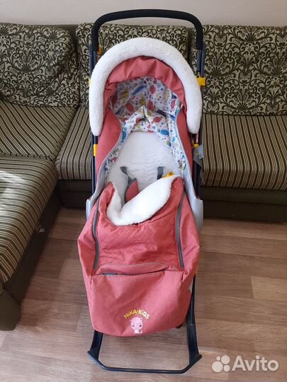 Детские санки коляска Nika