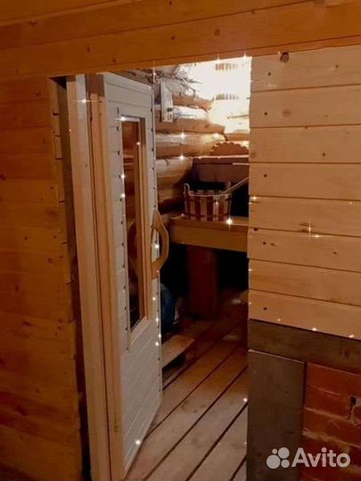 Русская баня на дровах