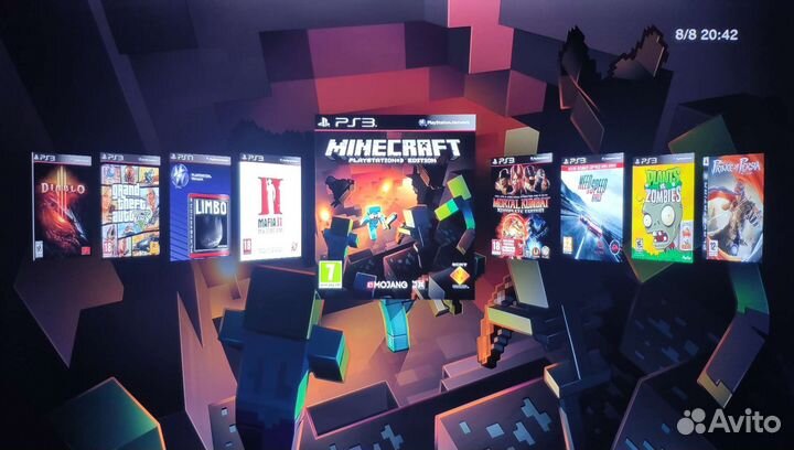 Sony Playstation 3 Slim/Прошита/20 Игр