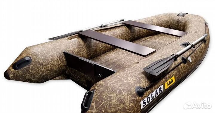 Лодка камуфляж solar 380 оптима
