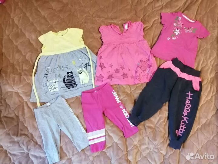 Детские вещи на девочку пакетом