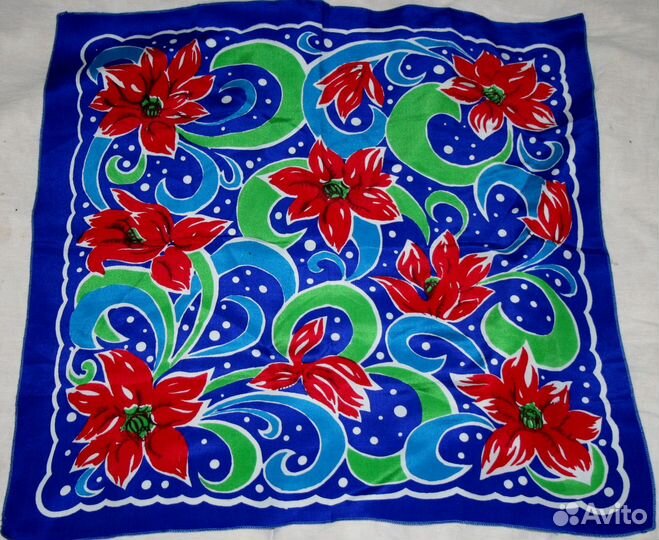 Шелковые платки ссср.Среднего размера Креповые