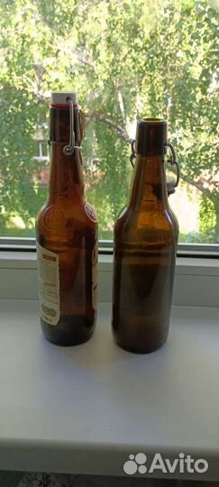 Бутылки с бугельной пробкой 2 шт