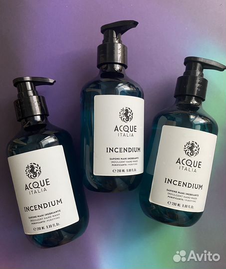 Аcque di italia incendium гель для мытья рук