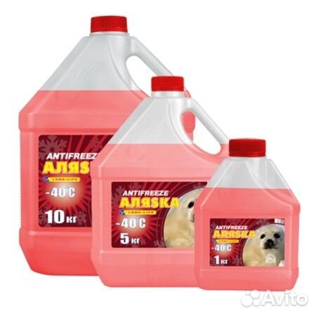 Антифриз Аляска красный G11 3 кг