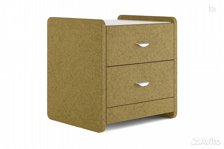 Тумба прикроватная с двумя ящиками Люкс 2