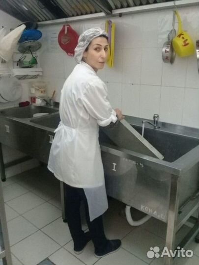 Мойка посуды в столовой