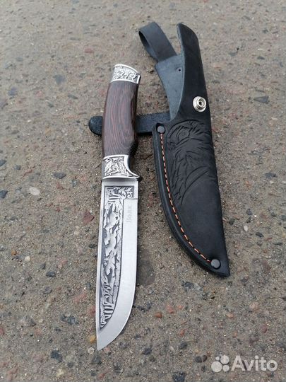 Нож охотничий + ножны