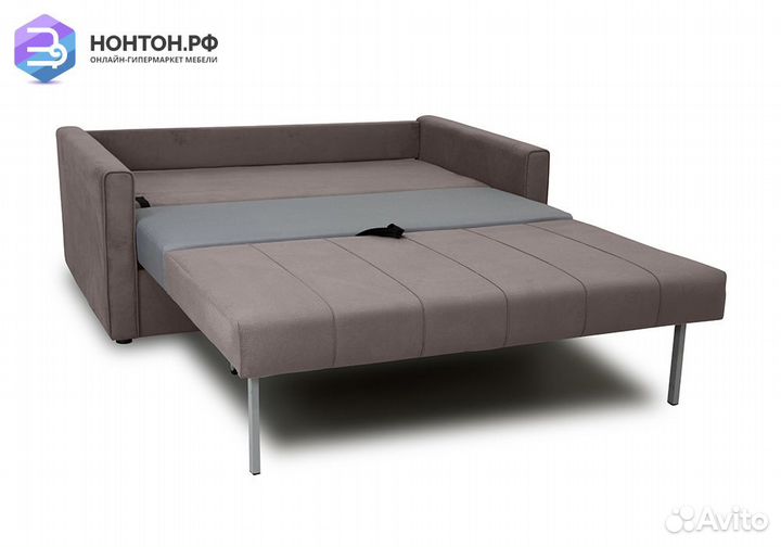 Диван еврокнижка Лео светло-коричневый