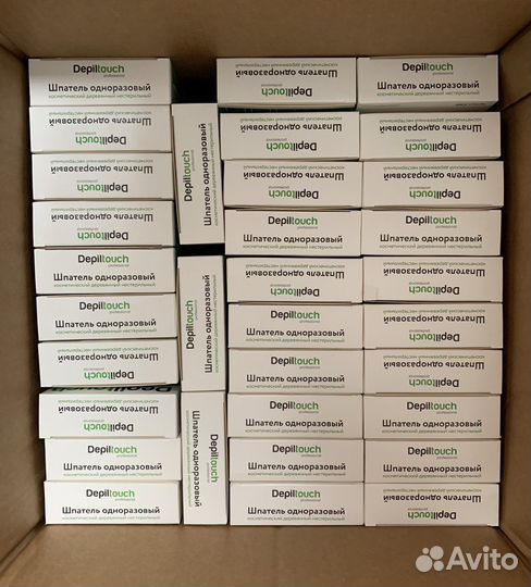 Шпатель деревянный Depiltouch