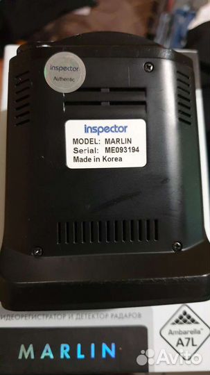Антирадар-видеорегистратор Inspector Marlin