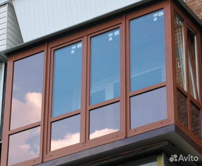 Остекление балконов и лоджий в рассрочку J5531