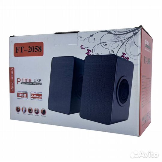 Активная акустич. система 2.0 FT-2058 black