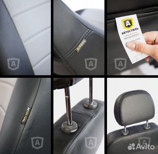 Авточехлы (алькантара) на Honda Freed