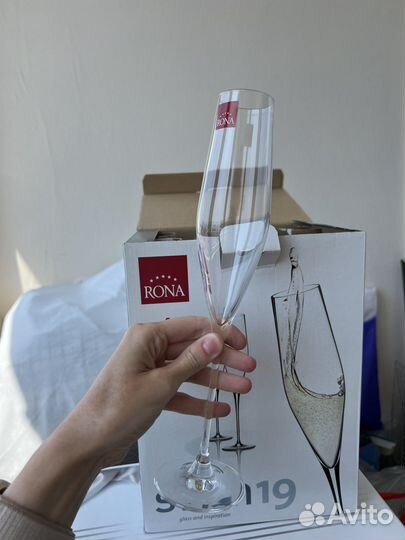 Бокалы для шампанского rona swan
