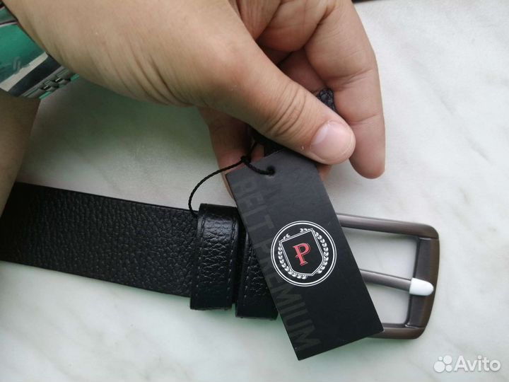 Мужской кожаный ремень