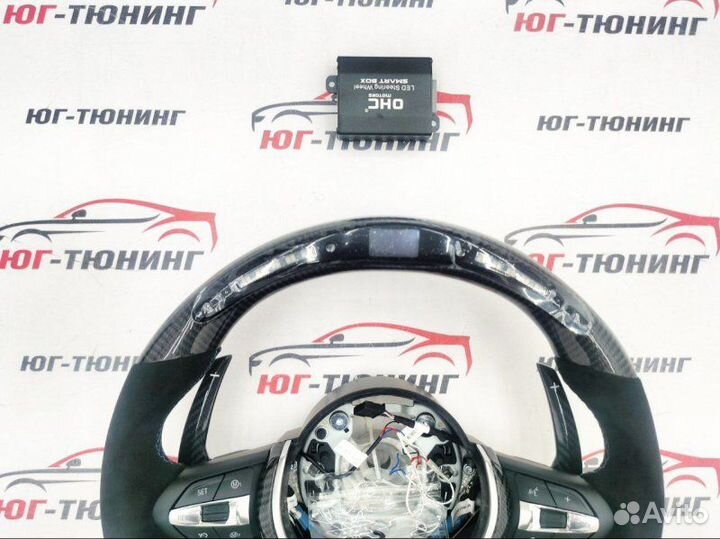 Руль M-Performance карбон + алькантара с дисплеем