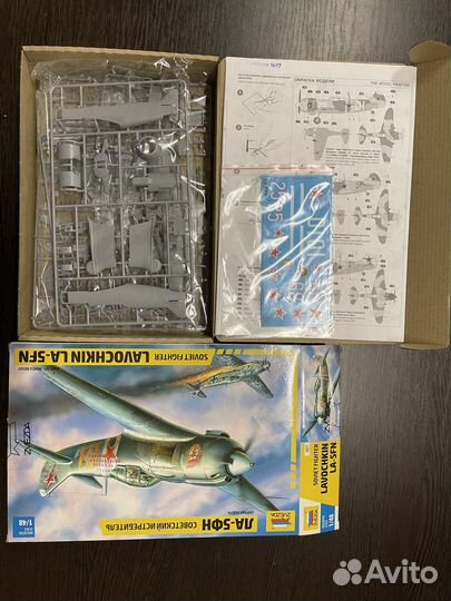 Сборная модель самолета Ла-5фм Звезда 1/48