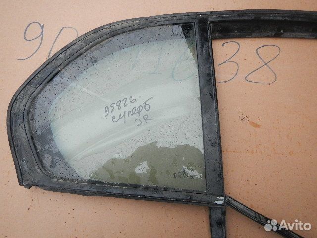 Стекло двери задней правой (форточка), Skoda (Шкод