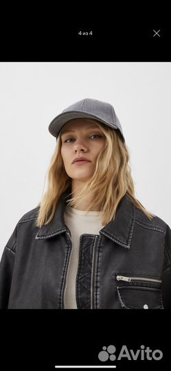 Бейсболка zarina новая серая